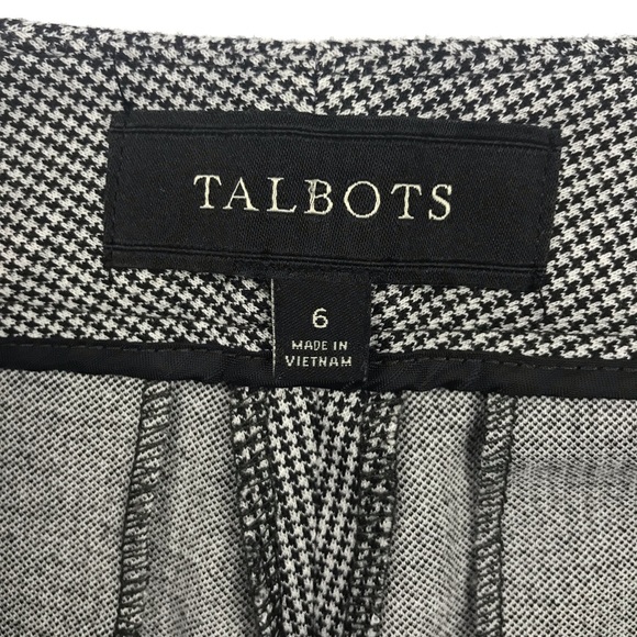 Talbots Woman's Dress Pants Hounds Tooth Size 6 - Picture 5 of 6